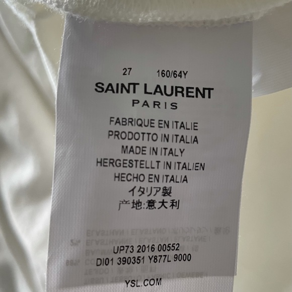 Saint Laurent ecru jeans 27 - Picture 4 of 6